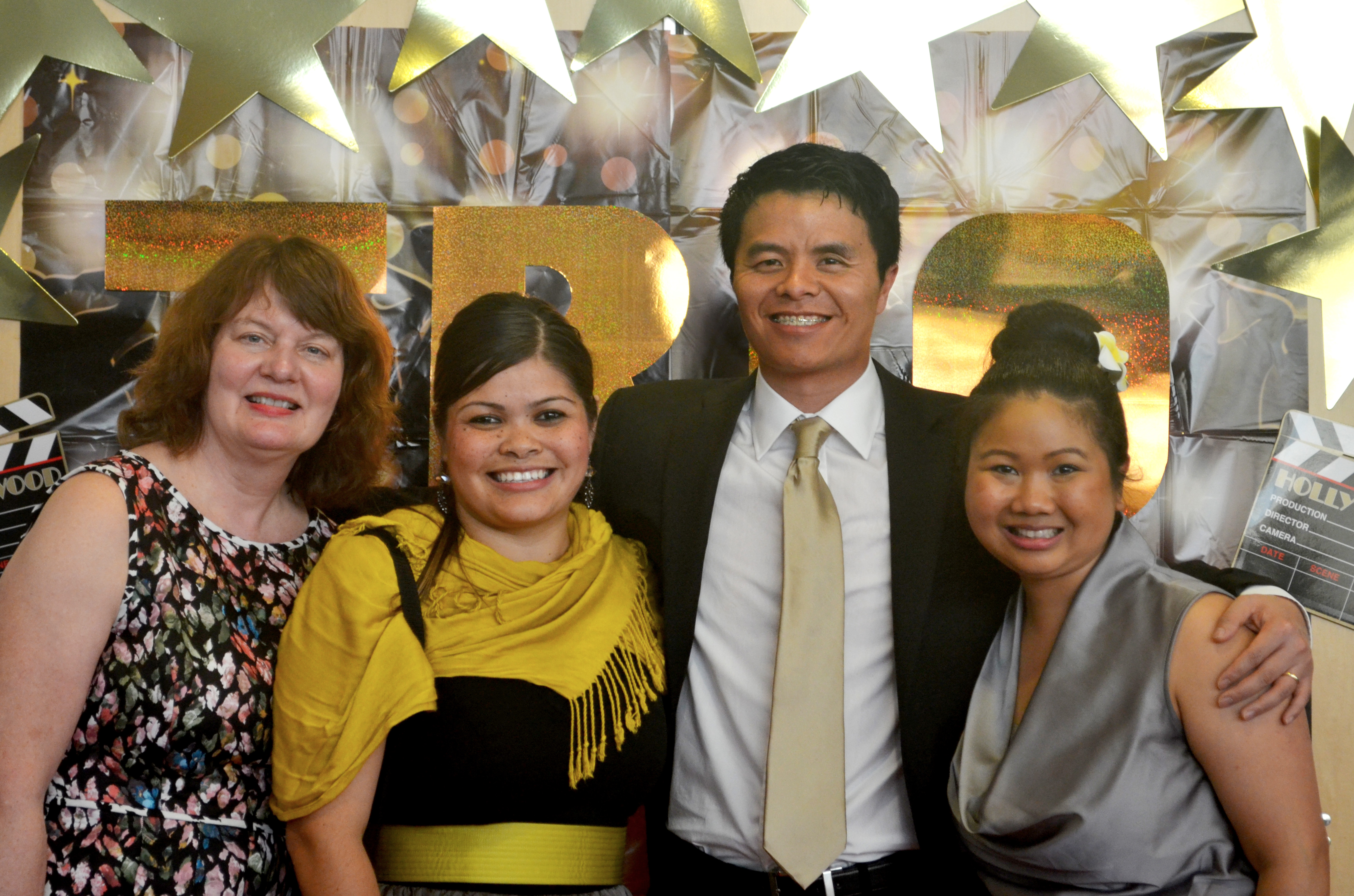 TRiO program staff includes (left to right) Chris Panganiban, Susie Chavez, Ay Saechao and Bopha Cheng