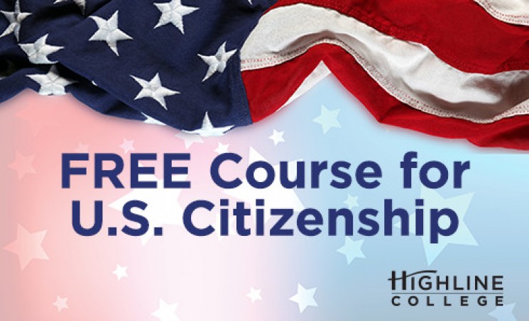 Highline College Free Course for U.S. Citizenship