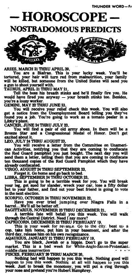 Highline Thunder Word newspaper, 10-18-1968