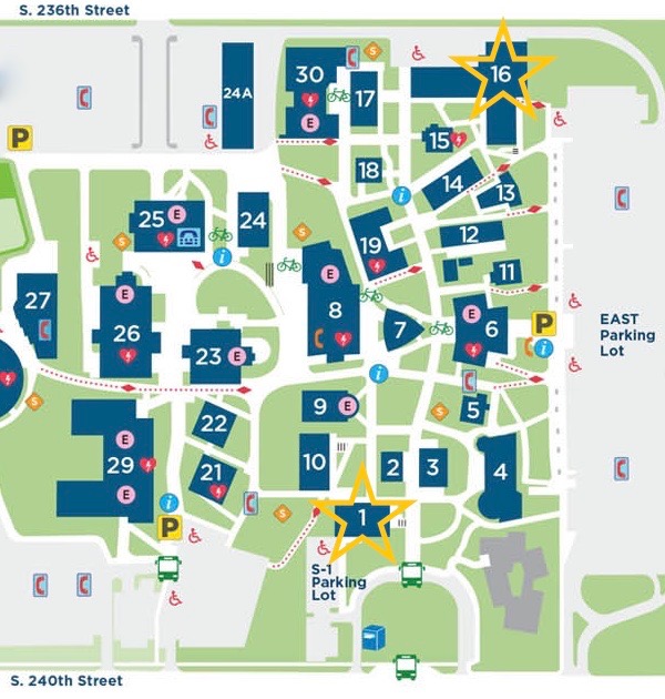 Highline College Campus Map