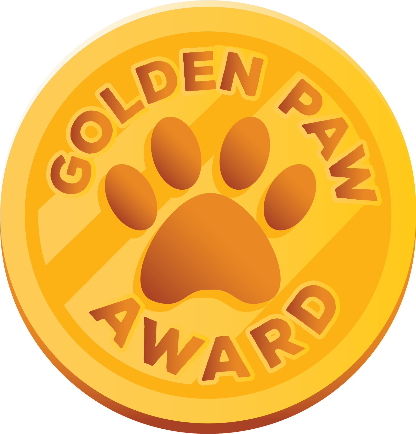 Delta Dog with award